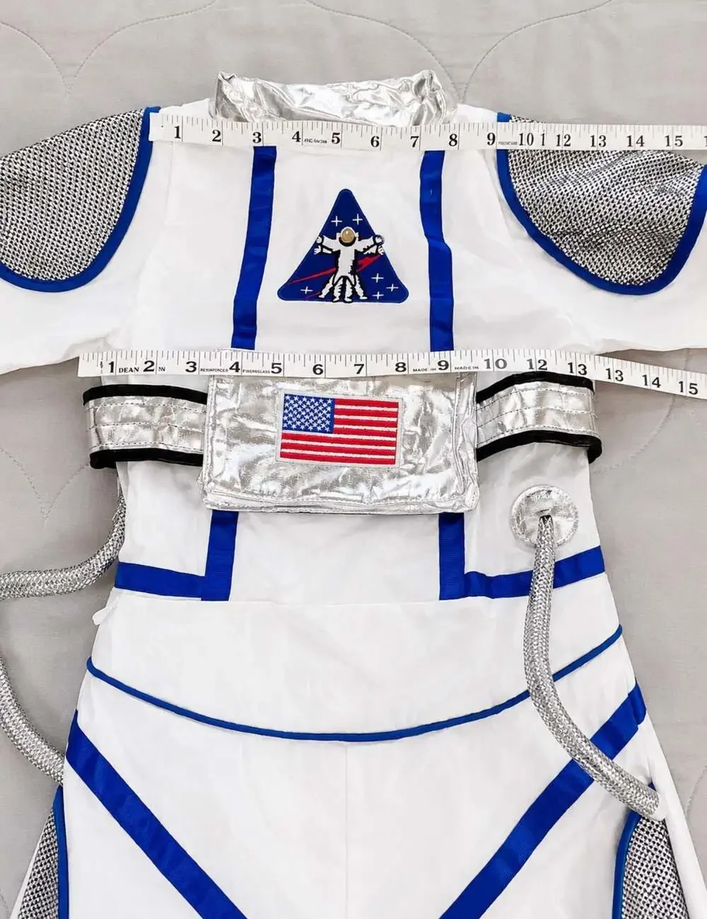 Teetot & Co Astronaut Space Suit Costume Kids 7-8 Helmet NASA Space Halloween